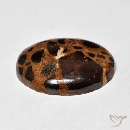 Jaspe Multicolore naturelle ovale, 19.16 ct, Opaque