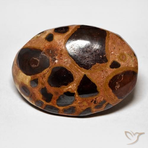 17.45ct Naturel Multicolore Jaspe, ovale, Opaque