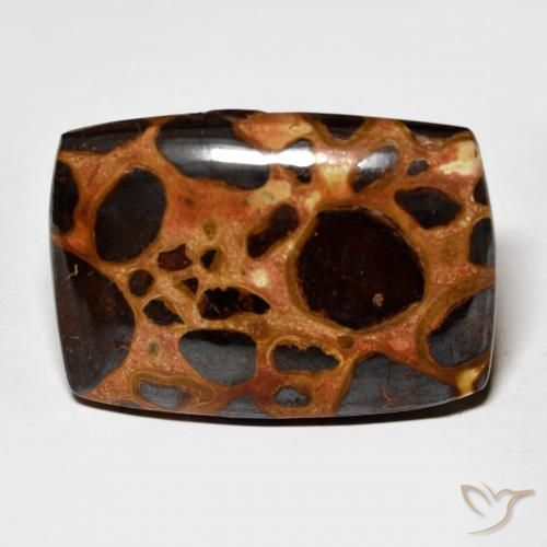20.65ct Naturel Multicolore Jaspe, Coussin, Opaque