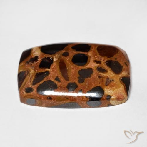 Jaspe Multicolore naturelle Coussin, 18.87 ct, Opaque