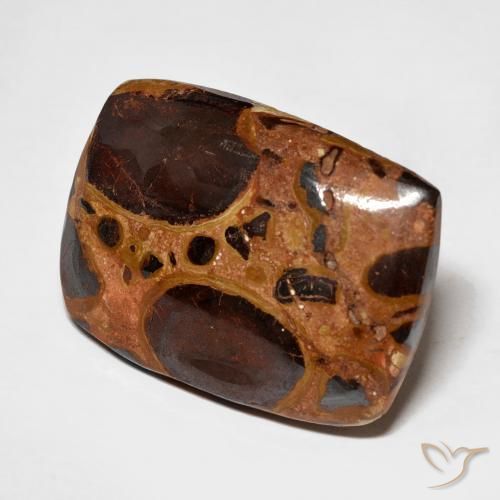 Jaspe Multicolore naturelle Coussin, 17.46 ct, Opaque
