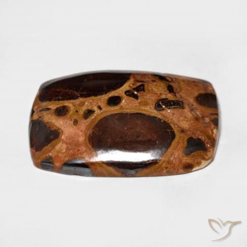 Jaspe Multicolore naturelle Coussin, 17.46 ct, Opaque