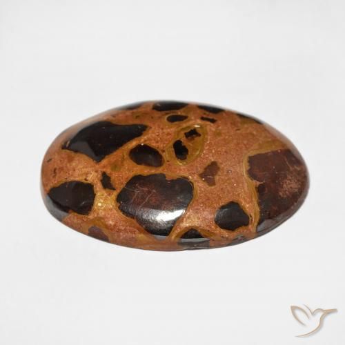 Jaspe Multicolore naturelle ovale, 17.08 ct, Opaque