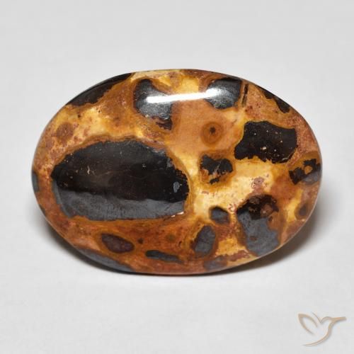 12.26ct Naturel Multicolore Jaspe, ovale, Opaque