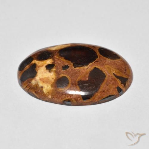 Jaspe Multicolore naturelle ovale, 14.20 ct, Opaque