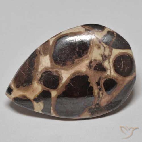 18.58ct Naturel Multicolore Jaspe, En forme de poire, Opaque