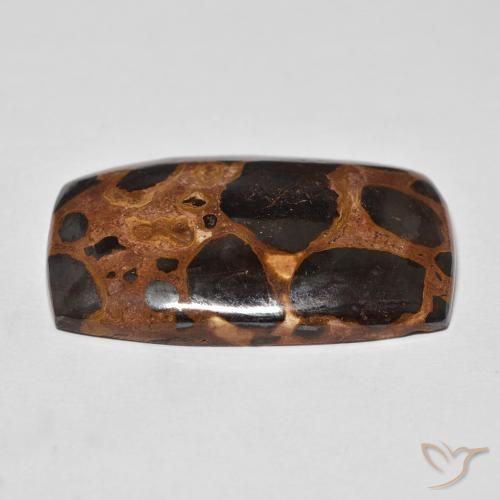 Jaspe Multicolore naturelle Coussin, 32.40 ct, Opaque