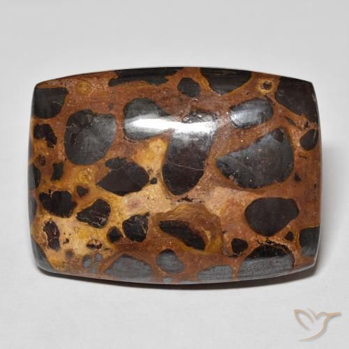 42.68ct Naturel Multicolore Jaspe, Coussin, Opaque