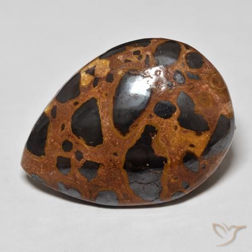 27.10ct Naturel Multicolore Jaspe, En forme de poire, Opaque