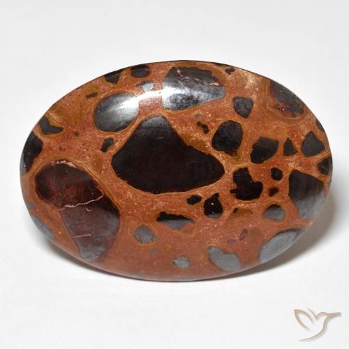 28.07ct Naturel Multicolore Jaspe, ovale, Opaque