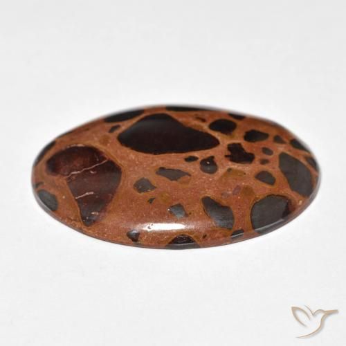 Jaspe Multicolore naturelle ovale, 28.07 ct, Opaque