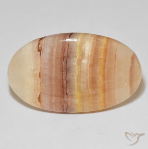 69.66ct Naturel Multicolore Jaspe, ovale, Opaque, Photo A