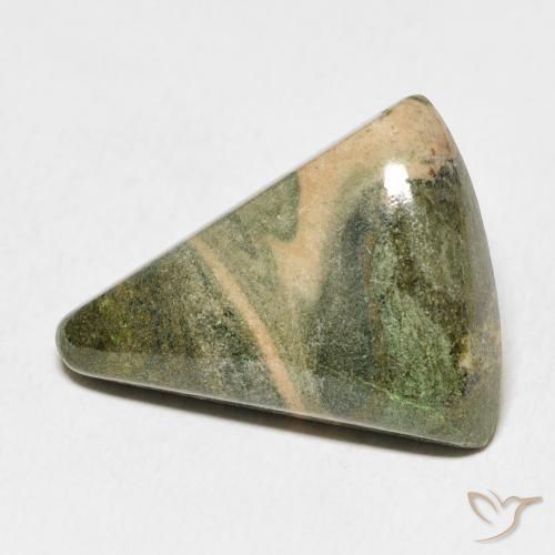 Jaspe Multicolore naturelle Trillion, 17.97 ct, Opaque