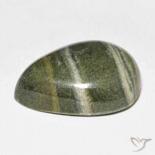 Jaspe Multicolore naturelle En forme de poire, 27.03 ct, Opaque