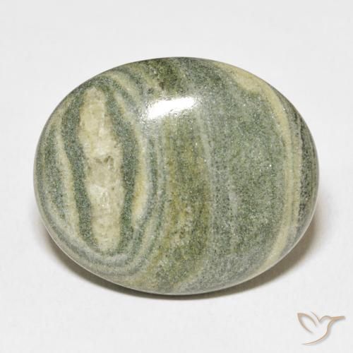 30.96ct Naturel Multicolore Jaspe, ovale, Opaque