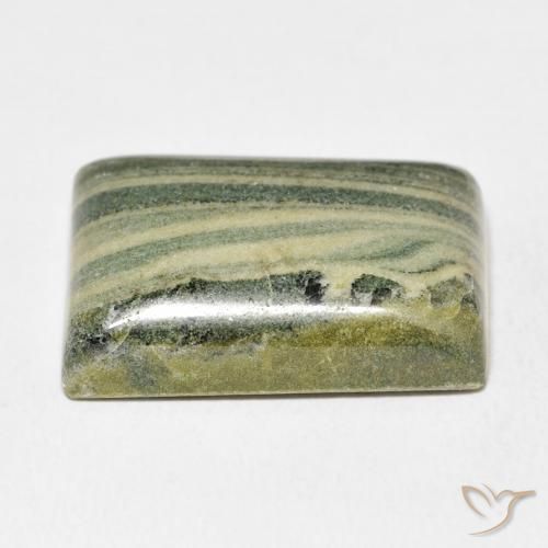 Jaspe Multicolore naturelle Baquette, 28.06 ct, Opaque