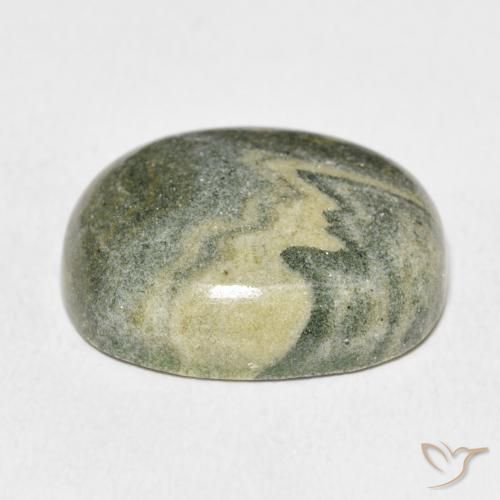 Jaspe Multicolore naturelle ovale, 24.11 ct, Opaque