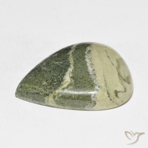 Jaspe Multicolore naturelle En forme de poire, 45.47 ct, Opaque