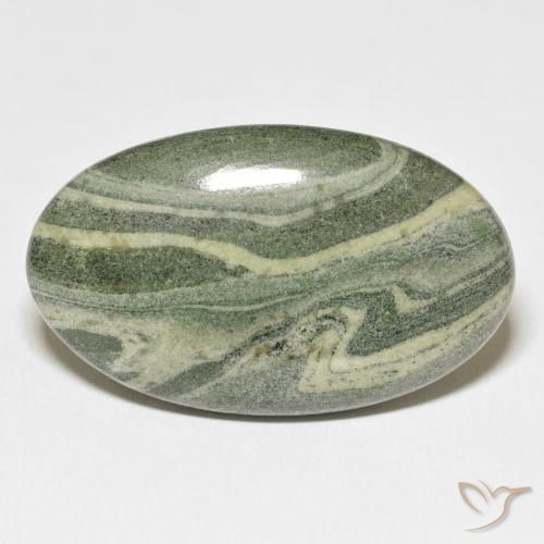 50.14ct Naturel Multicolore Jaspe, ovale, Opaque