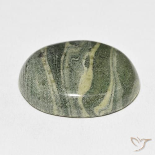 Jaspe Multicolore naturelle ovale, 48.64 ct, Opaque