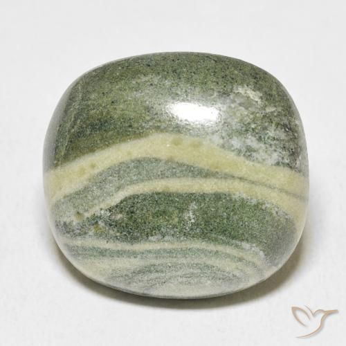 30.35ct Naturel Multicolore Jaspe, Coussin, Opaque
