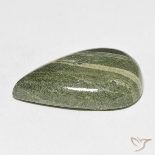 Jaspe Multicolore naturelle En forme de poire, 36.65 ct, Opaque