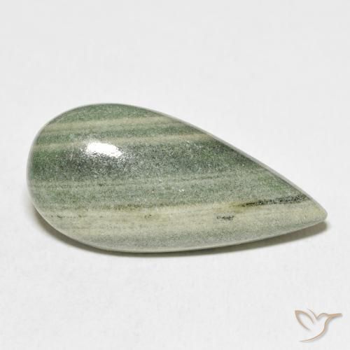 Jaspe Multicolore naturelle En forme de poire, 17.45 ct, Opaque