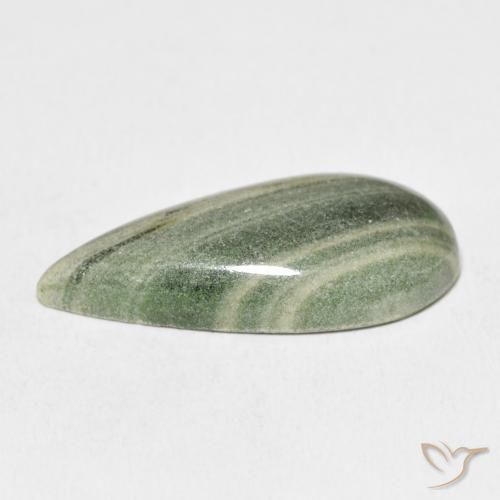 Jaspe Multicolore naturelle En forme de poire, 17.45 ct, Opaque