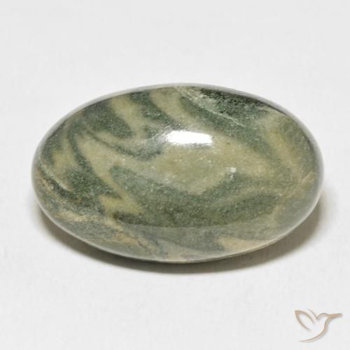 30.80ct Naturel Multicolore Jaspe, ovale, Opaque