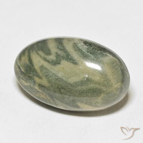 Jaspe Multicolore naturelle ovale, 30.80 ct, Opaque