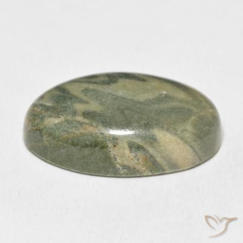 Jaspe Multicolore naturelle ovale, 30.80 ct, Opaque