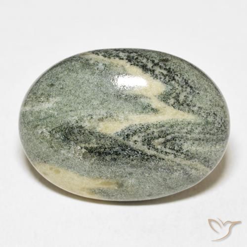 33.27ct Naturel Multicolore Jaspe, ovale, Opaque