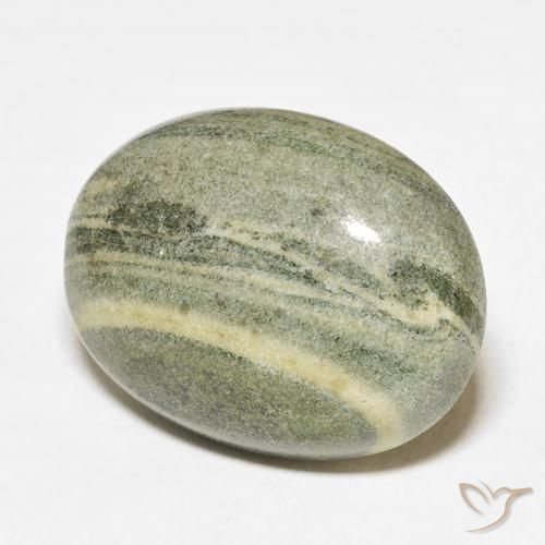 Jaspe Multicolore naturelle ovale, 30.55 ct, Opaque