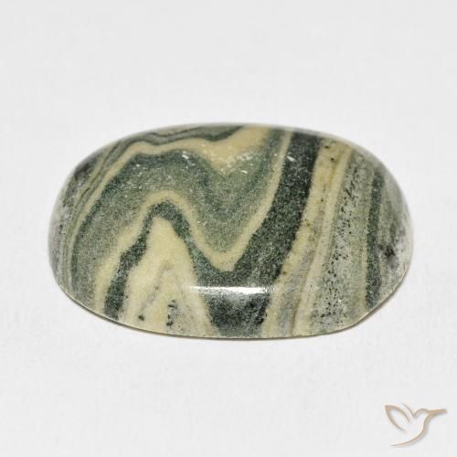 Jaspe Multicolore naturelle Coussin, 31.14 ct, Opaque