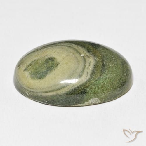 Jaspe Multicolore naturelle ovale, 52.18 ct, Opaque