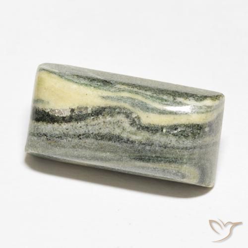 Jaspe Multicolore naturelle Baquette, 20.75 ct, Opaque