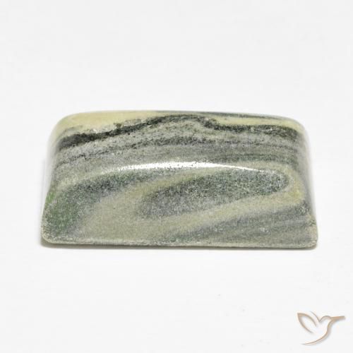 Jaspe Multicolore naturelle Baquette, 20.75 ct, Opaque