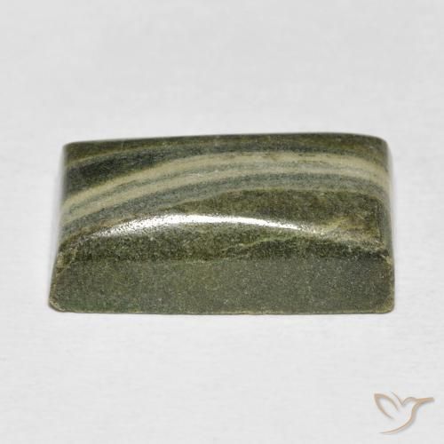 Jaspe Multicolore naturelle Baquette, 17.48 ct, Opaque