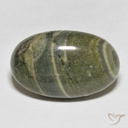 24.46ct Naturel Multicolore Jaspe, ovale, Opaque