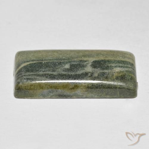 Jaspe Multicolore naturelle Baquette, 18.92 ct, Opaque