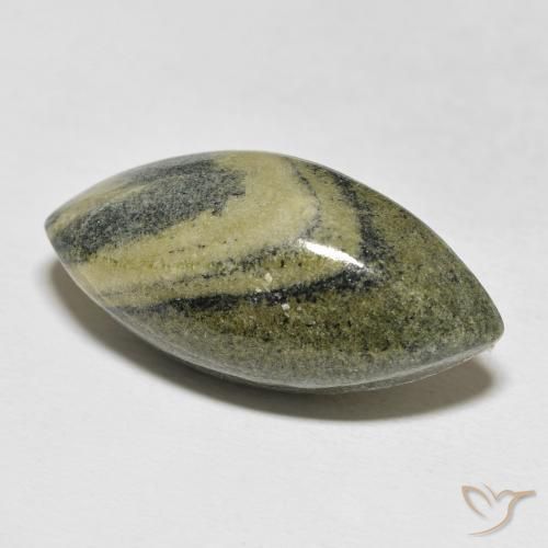 Jaspe Multicolore naturelle Marquise, 25.12 ct, Opaque