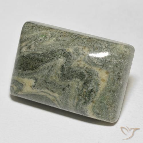 Jaspe Multicolore naturelle Baquette, 35.49 ct, Opaque