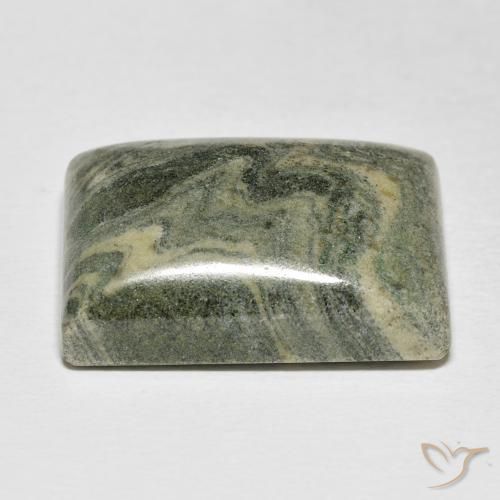 Jaspe Multicolore naturelle Baquette, 35.49 ct, Opaque