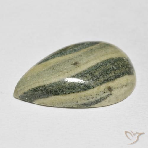 Jaspe Multicolore naturelle En forme de poire, 22.09 ct, Opaque