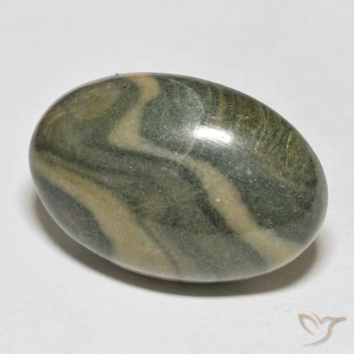 Jaspe Multicolore naturelle ovale, 34.29 ct, Opaque