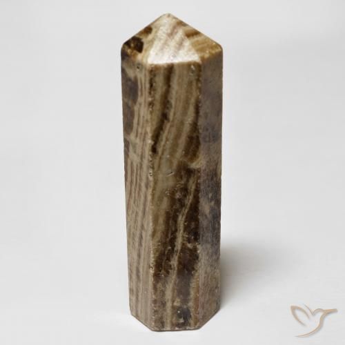 34.77ct Naturel Marron noyer Jaspe, Fantaisie, Opaque