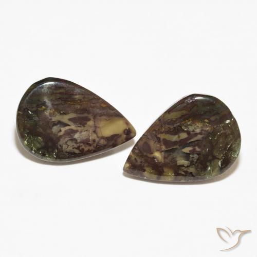 Shop natural 11.76ct Multicolore Jaspe gems, En forme de poire, from Indonésie at GemSelect. In stock, global shipping!