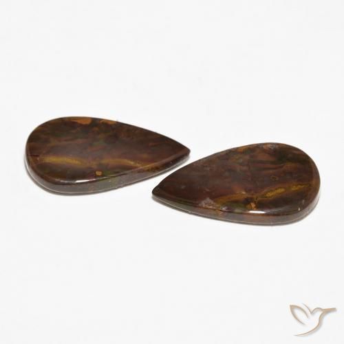 Shop natural 11.97ct Multicolore Jaspe gems, En forme de poire, from Indonésie at GemSelect. In stock, global shipping!