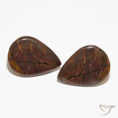 Shop natural 17.96ct Multicolore Jaspe gems, En forme de poire, from Indonésie at GemSelect. In stock, global shipping!
