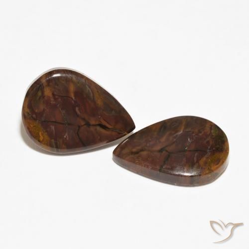 Shop natural 17.96ct Multicolore Jaspe gems, En forme de poire, from Indonésie at GemSelect. In stock, global shipping!